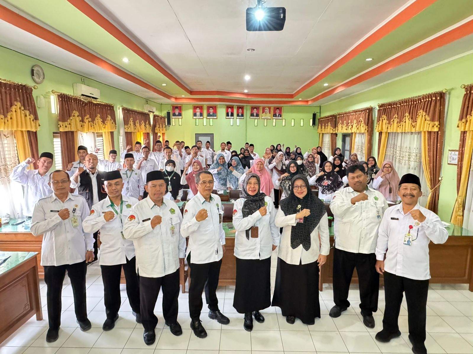 MTs Al Huda 1 Karangpandan Ikuti Workshop Pengembangan Kurikulum Madrasah Kemenag Karanganyar