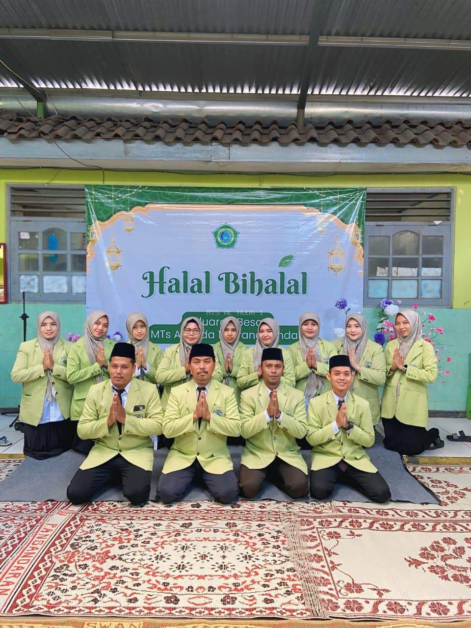 Pembelajaran Perdana MTs Al Huda 1 Karangpandan Diisi dengan Kegiatan Halal Bi Halal